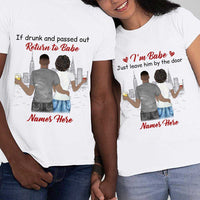 Personalized Return To Babe BWA Couple T Shirt SB114 85O34 thumb 1
