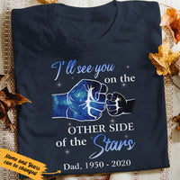 Personalized See You On The Other Side Dad Memorial T Shirt JL292 29O36 thumb 1