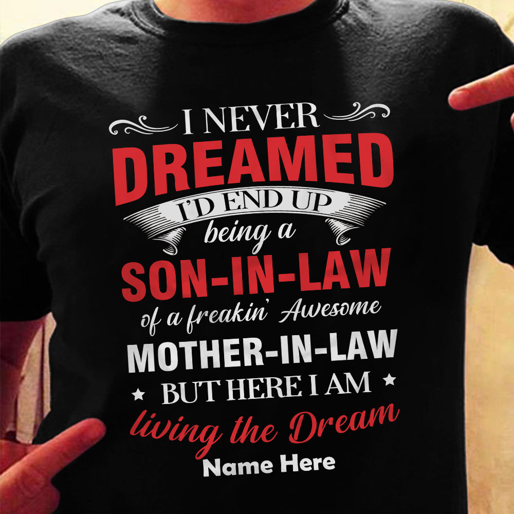 Personalized Son-in-law Mother-in-law T Shirt NB253 81O34