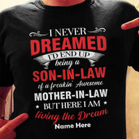 Personalized Son-in-law Mother-in-law T Shirt NB253 81O34 thumb 1