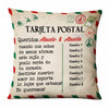 Personalized Spanish Christmas Letter To Grandma Abuela Mamá Pillow AG212 65O57 (Insert Included) 1