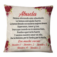 Personalized Spanish Mamá Abuela Gift For Mom Grandma Pillow AP135 65O34 thumb 1