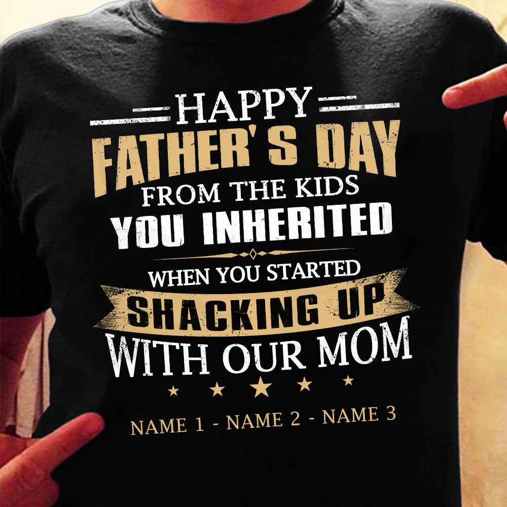 Personalized Step Dad  T Shirt MY212 95O58