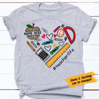 Personalized Teacher T Shirt JN31 26O58 thumb 1