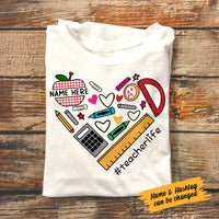 Personalized Teacher T Shirt JN31 26O58 thumb 1