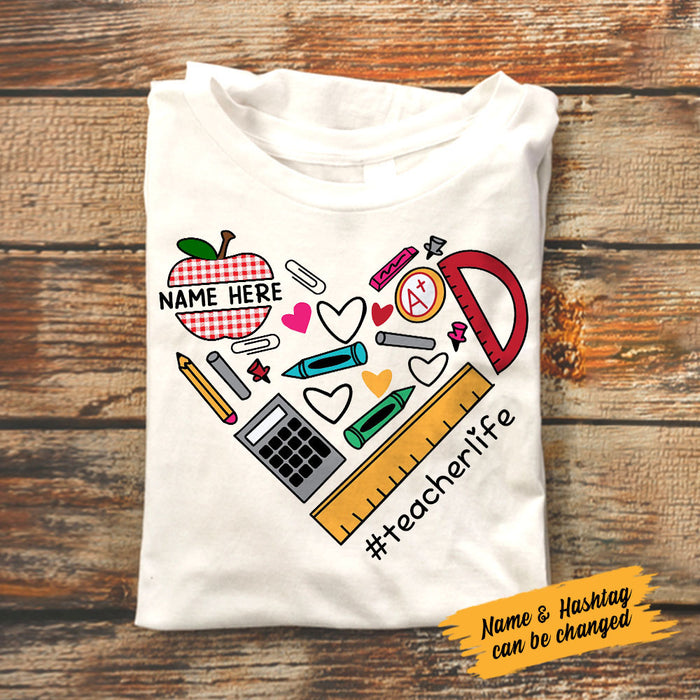 Personalized Teacher T Shirt JN31 26O58 1