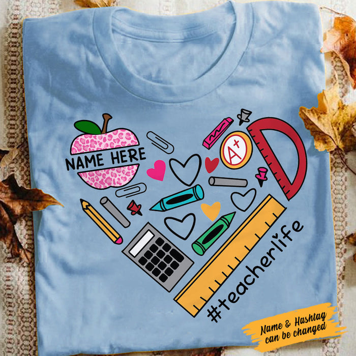 Personalized Teacher T Shirt JN31 26O58 1