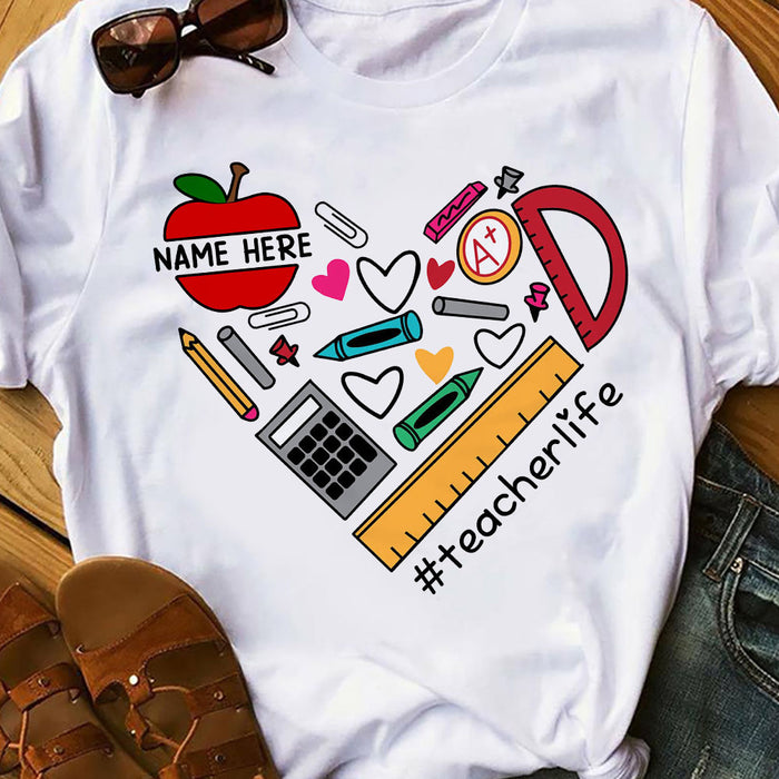 Personalized Teacher T Shirt JN31 26O58 1