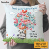 Personalized Teacher Tree Of Heart Pillow MY312 95O34 (Insert Included) 1