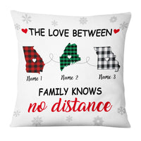Personalized The Love Between Family Knows No Distance  Pillow NB182 73O53 thumb 1