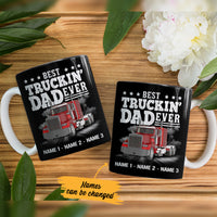 Personalized Trucker Dad Mug DB11 87O36 thumb 1