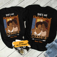 Personalized Unbiological Sister T Shirt SB144 26O57 thumb 1