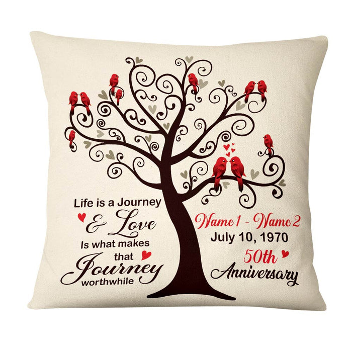 Personalized Anniversary Tree Pillow SB233 65O47 1