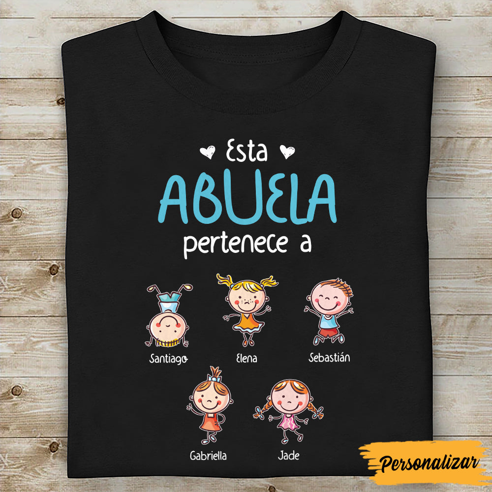 Personalized Abuela Spanish Grandma Belongs T Shirt AP231 67O57