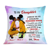 Personalized BWA Granddaughter Daughter Mom Grandma Pillow DB181 26O36 thumb 1