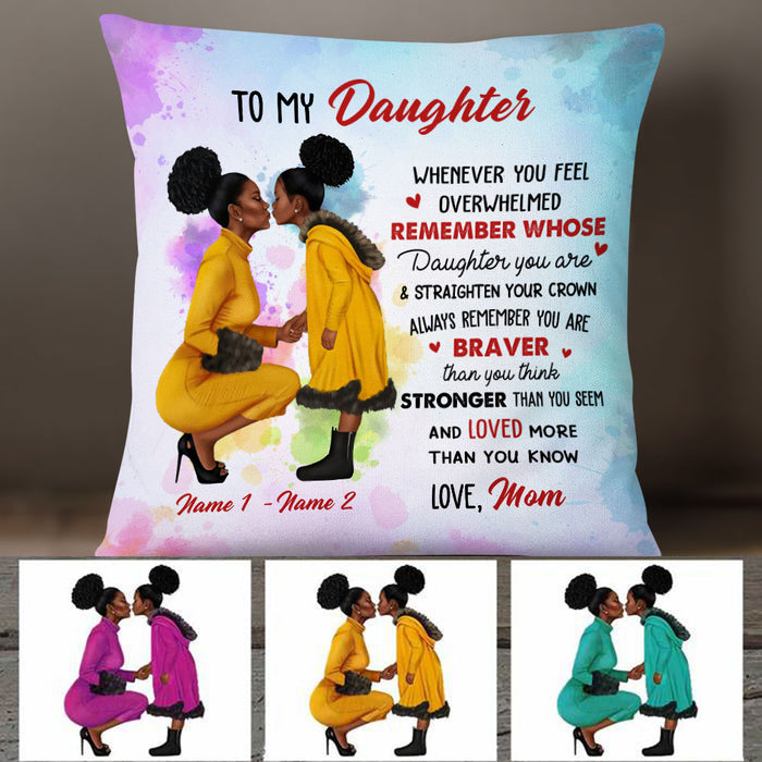 Personalized BWA Granddaughter Daughter Mom Grandma Pillow DB181 26O36 1