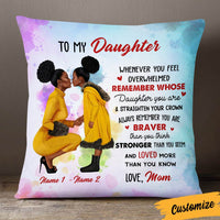 Personalized BWA Granddaughter Daughter Mom Grandma Pillow DB181 26O36 thumb 1