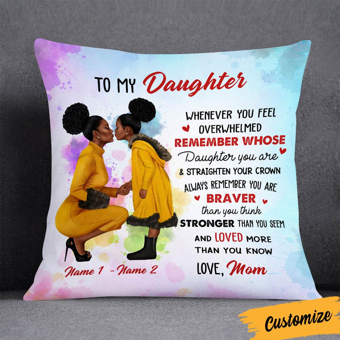 Personalized BWA Granddaughter Daughter Mom Grandma Pillow DB181 26O36 1