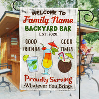 Personalized Backyard Bar Gardening Proudly Serving Flag AG71 30O47 thumb 1