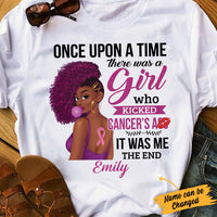 Personalized BWA Breast Cancer The End T Shirt AG254 81O34 thumb 1