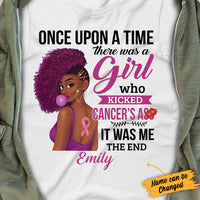 Personalized BWA Breast Cancer The End T Shirt AG254 81O34 thumb 1