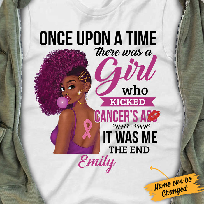 Personalized BWA Breast Cancer The End T Shirt AG254 81O34 1