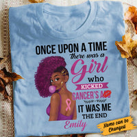 Personalized BWA Breast Cancer The End T Shirt AG254 81O34 thumb 1