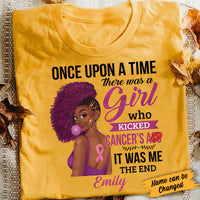 Personalized BWA Breast Cancer The End T Shirt AG254 81O34 thumb 1