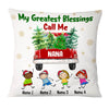 Personalized Blessed Grandma Red Truck Christmas  Pillow NB191 65O47 1