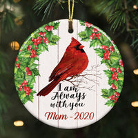 Personalized Cardinal With You Christmas  Ornament SB51 81O36 thumb 1