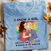 Personalized Colour LGBT Lesbian Love T Shirt SB151 65O53 thumb 1