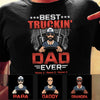 Personalized Dad Grandpa Best Trucker T Shirt MR223 95O53 1