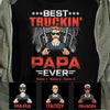 Personalized Dad Grandpa Best Trucker T Shirt MR223 95O53 1
