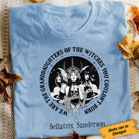 Personalized Daughter Of Witch Halloween White T Shirt JL141 81O34 thumb 1