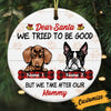 Personalized Dear Santa Dog Christmas  Ornament OB55 85O34 1