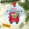 Personalized Dog First Christmas Red Truck  Ornament OB221 81O34 1