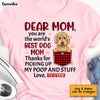 Personalized Dog Mom Thanks For Picking Up Stuff Buffalo Plaid Shirt - Hoodie - Sweatshirt SB241 58O34 1