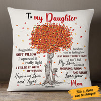 Personalized Fall Halloween Grandma Granddaughter Mom Daughter Pillow AG105 26O53 (Insert Included) thumb 1