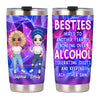 Personalized Friendship Sisters Here's To Another Year Of Bonding Steel Tumbler DB173 58O53 1
