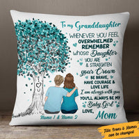 Personalized Daughter Tree Pillow MR23 67O60 thumb 1