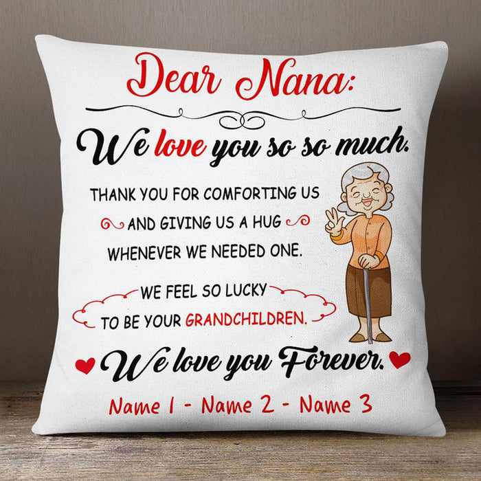 Personalized Grandma Love You Forever  Pillow NB183 95O53 (Insert Included) 1