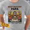 Personalized Hunting Dad Grandpa Best Bucking T Shirt MR202 95O36 1