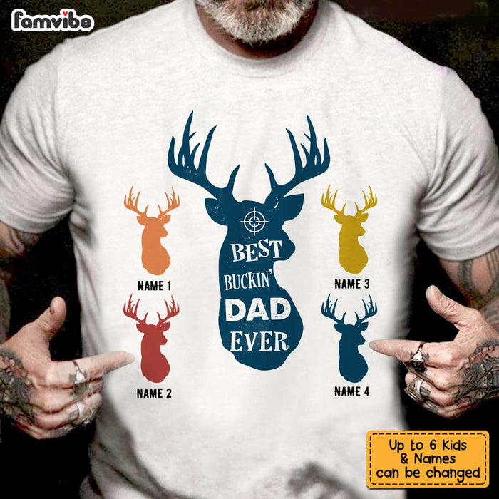 Personalized Hunting Deer Dad Grandpa T Shirt AP214 30O34 1