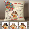 Personalized Daughter Fille French Tree Hug Pillow AP55 30O60 (Insert Included) 1