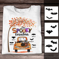 Personalized Mom Grandma Spooky Halloween T Shirt JL273 30O53 thumb 1