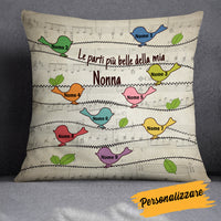 Personalized My Blessings Call Me Mom Grandma Italian Mamma Nonna Pillow AP1212 95O34 (Insert Included) thumb 1