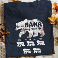 Personalized Nana Bear T Shirt JN164 85O58 thumb 1