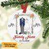 Personalized Our First Christmas  Ornament NB43 29O53 1