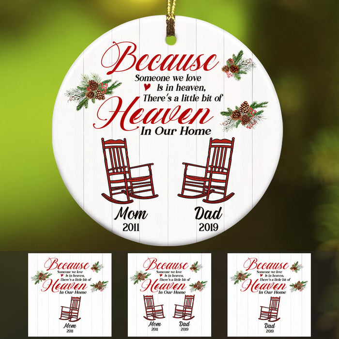 Personalized Someone We Love In Heaven Christmas Ornament SB2212 30O53 1