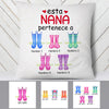 Personalized Spanish Mamá Abuela Boots Mom Grandma Pillow AP281 65O53 1